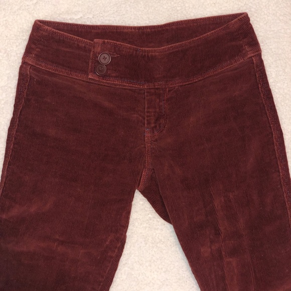Burnt orange Corduroy straight leg pants - Picture 2 of 8